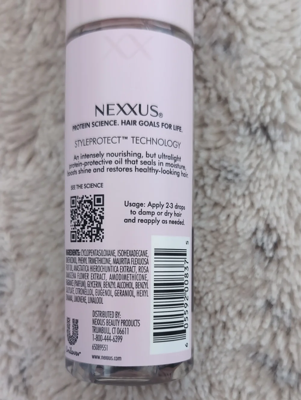 Nexxus Repair & Nourish Hair Oil Frizz Control